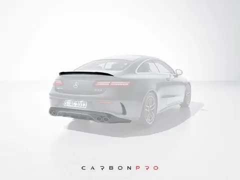 Carbon trunk spoiler W shape