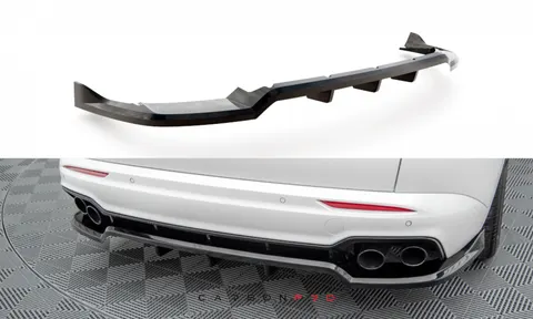 Carbon Central Rear Splitter (with vertical bars) Maserati Grecale GT / Modena Mk1