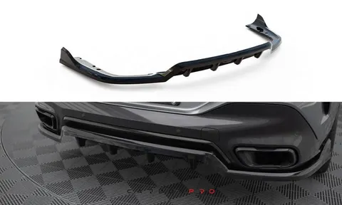 Carbon Central Rear Splitter (with vertical bars) V.2 BMW X6 M-Pack G06 Facelift