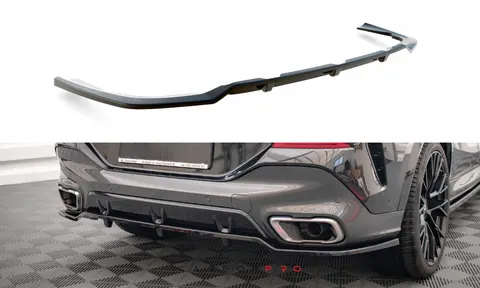 Carbon Central Rear Splitter (with vertical bars) V.2 BMW X6 M-Pack G06