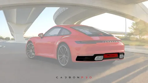 Carbon Diffuser for Quad Exhaust