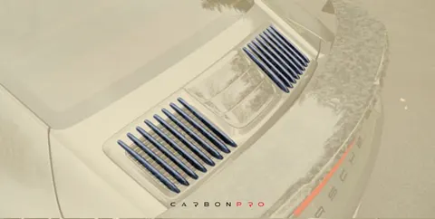 Engine bonnet fins cover