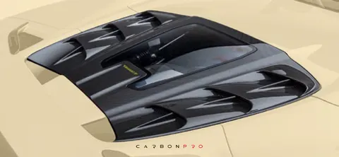 Engine bonnet for spider with glass panel