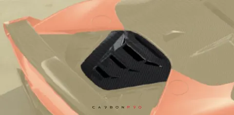 Engine bonnet with air intake