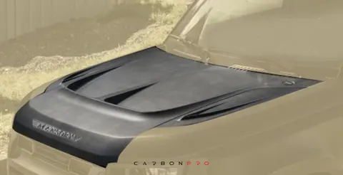 Engine bonnet with side panels