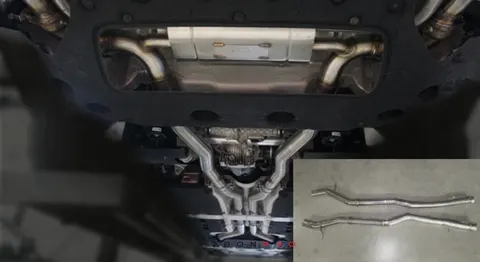Exhaust middle pipes