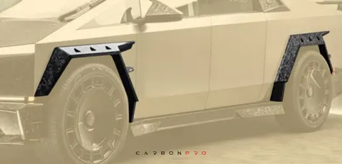 Fenders extension with illuminated logos