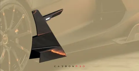 Flap for side
  skirts MANSORY with logo