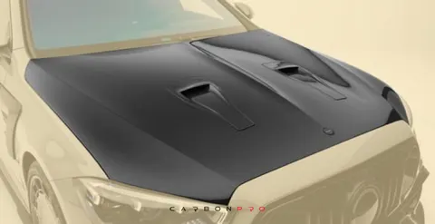 Front bonnet – visible carbon