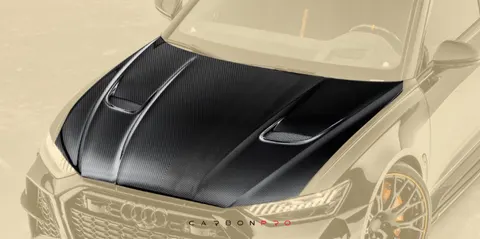 Front bonnet – visible carbon