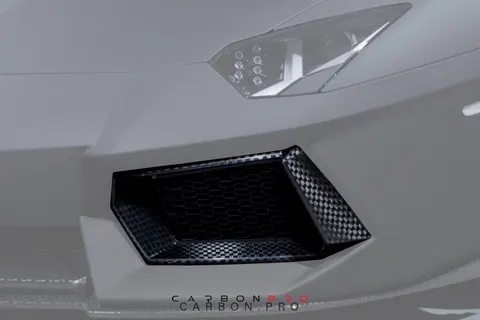 Front bumper air intake frames