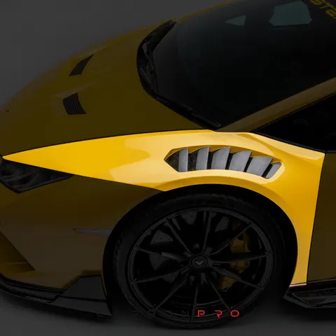Front fenders Lamborghini Huracan Performante Vicenza Edizione Aero with integrated ventilation openings and guards