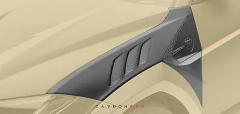 Front fenders with emblem