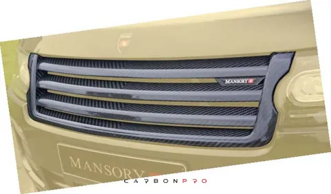 Front grill mask with illuminated logo
