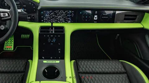 Leather dashboard underpaneling