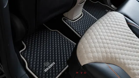 leather Floor mats quilted