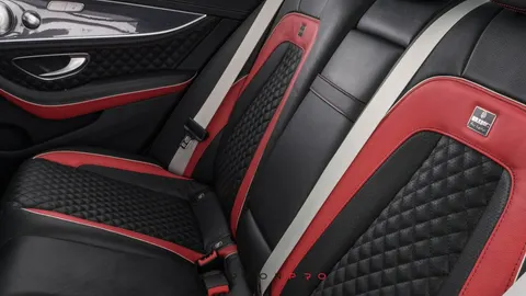 Leather rear armrest
