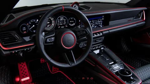 Leather steering wheel rim