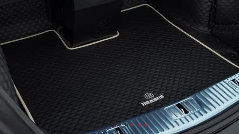 Leather trunk mat