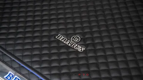 Leather vehicle flooring quilted