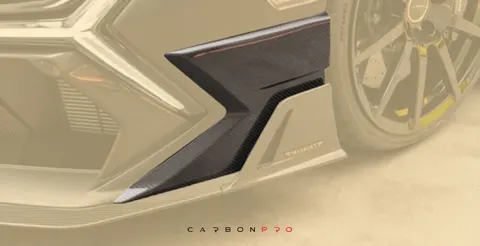 Middle air splitter
  for front bumper lip