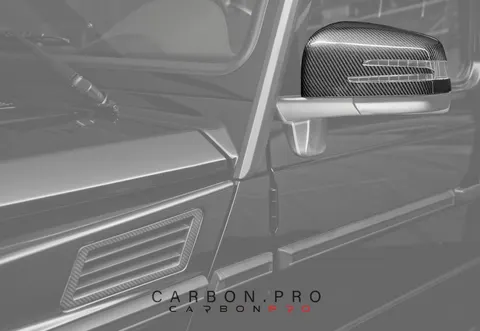 Carbon mirror covers
