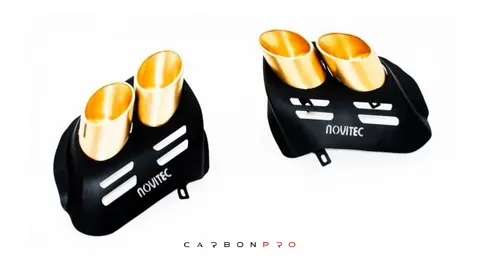 NOVITEC STAINLESS STEEL TAILPIPES GOLD