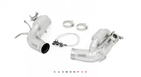 POWER OPTIMIZED EXHAUST SYSTEM WITH FLAP-REGULATION, COMPLETE HEAT-PROTECTED