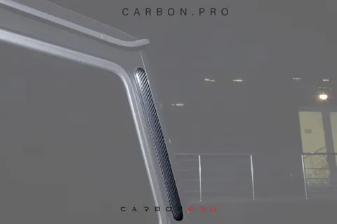 Carbon rear air intakes