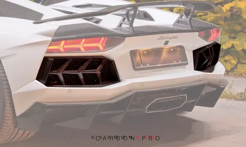Rear bumper air outtake cover