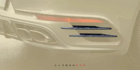 Rear bumper fins