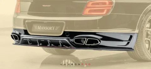 Rear bumper with diffuser I