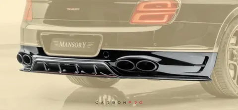 Rear bumper with diffuser II.