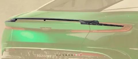 Rear decklid spoiler – carbon