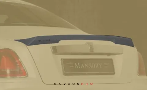 Rear decklid spoiler – exposed