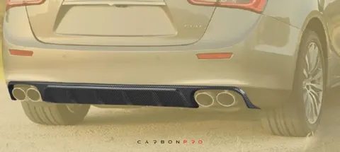 Rear diffuser visible carbon