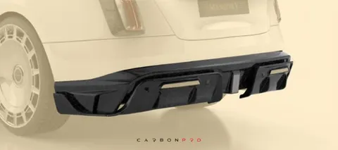 Rear diffuser with brake light