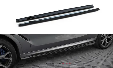 Carbon Side Skirts Diffusers V.1 BMW X6 M-Pack G06 Facelift
