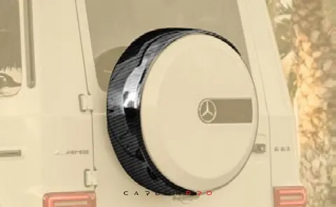 Spare wheel cover frame