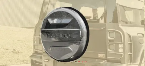 Spare wheel cover with 3d MANSORY logo with TRAY TRIM