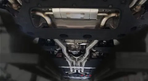 Sport Exhaust Muffler with down pipe for MANSORY Rear diffuser