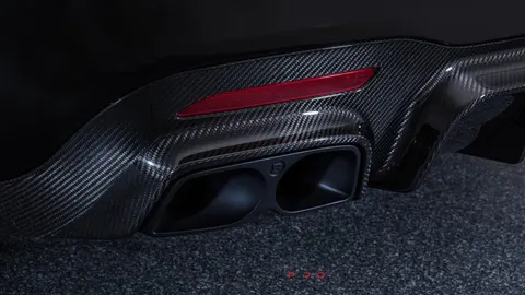Sport exhaust system with actively controlled flaps. S65 AMG