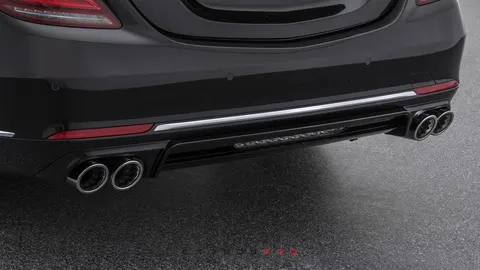 Sport exhaust system with actively controlled flaps S 500