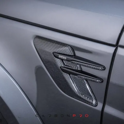Carbon side air intake covers