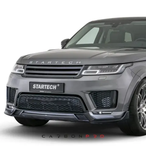 Front element with carbon spoiler