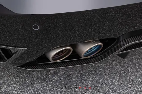 Titanium valve controlled exhaust system