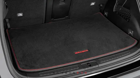 Velour trunk mat